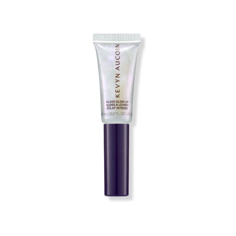 NEW Kevyn Aucoin Glass Glow Lip Gloss Crystal Clear Iridescent High Shine 0.27oz